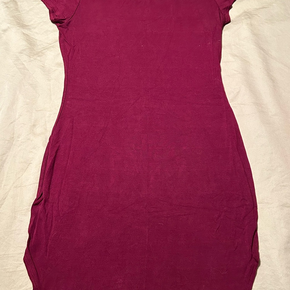 Wet Seal Burgundy Mini Dress